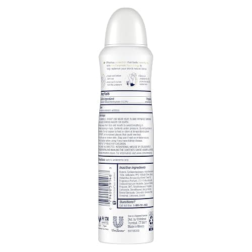 Dove Advanced Care Antiperspirant Deodorant Spray Clear Finish Invisible antiperspirant deodorant tested on 100 colors 72-hour odor and sweat protection with Pro-Ceramide technology 3.8 oz thumbnail 2