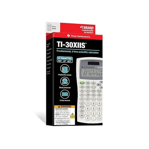 Texas Instruments TI-30XIIS Scientific Calculator, White thumbnail 9