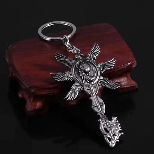 retsamradassaT Horror Game Resident Theme Evil 8 Village Pendant Keychain, Standard thumbnail 5