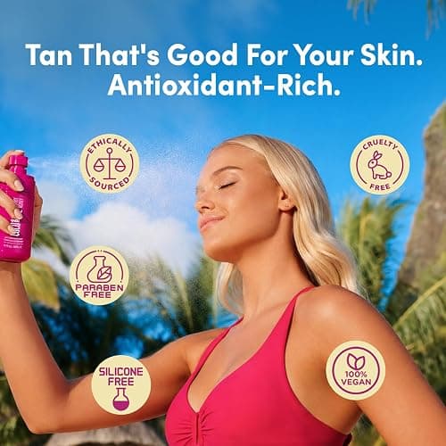 Coco & Eve Antioxidant Tanning Micromist. Sunless Self Tanning Face Mist with Antioxidants to Boost Hydration. Quick, Flawless, Streak Free Face Tan. (2.54 fl oz) thumbnail 7