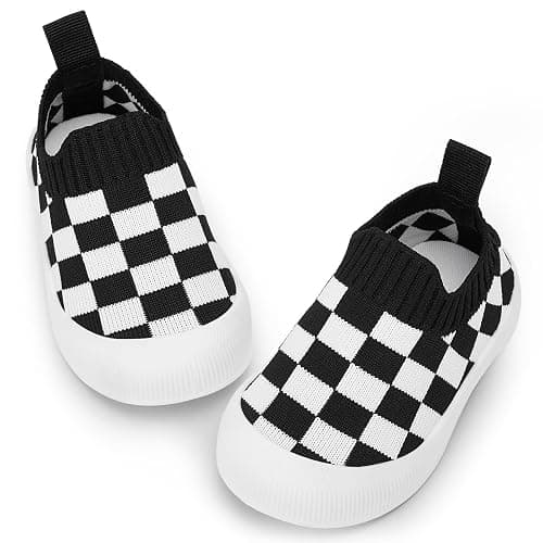 BACSAC Baby Toddler Unisex Infant Shoes Boys Girls Beige Mesh Breathable Non-Slip Soles 6-36 Months - Image 1
