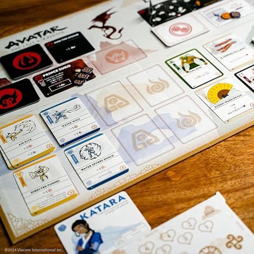 Avatar: The Last Airbender: Aang's Destiny, Cooperative Deck Building Strategy Board Game, Play as Aang, Katara, Appa & More, Fun for Family Game Night, Ages 10+, 2-4 Players, 60 Minutes thumbnail 5