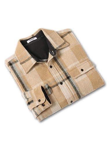 COOFANDY Men's Flannel Shirts Long Sleeve Cotton Plaid Shirt Jacket Casual Button Down Shirt with Pockets thumbnail 7