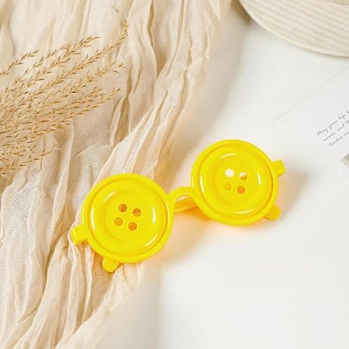 ANZWTLOYY Button Eyes Glasses Halloween Costume Stuff Accessories Horror Movie Inspired Button Glasses thumbnail 2