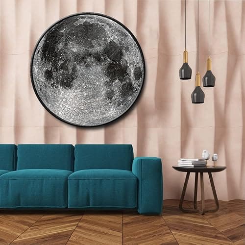 MaxRenard Game 1000 Pieces Jigsaw Puzzle Round Puzzle Toy The Moon thumbnail 2