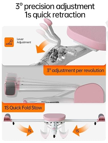 Split Machine, Leg Stretcher Machine to Improve Flexibility and Quality of Stretching, Equipment Suitable for Ballet, Cheerleading Dance, Gymnastics and Other Sports thumbnail 2