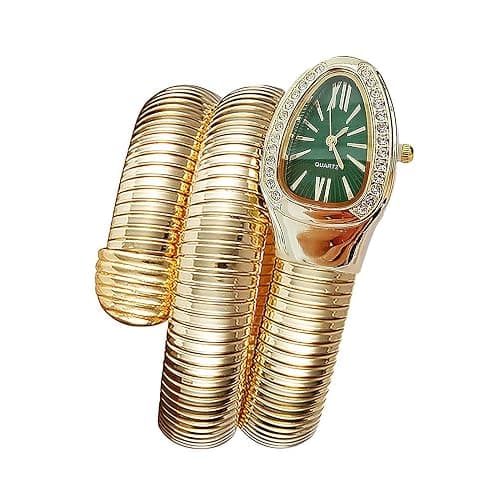 DGCZYXGL Snake Watches for Women, Snake Watch, Snake Shape Bangle Watches, Women's Dressing Snake Shape Bracelet Watch - Image 1