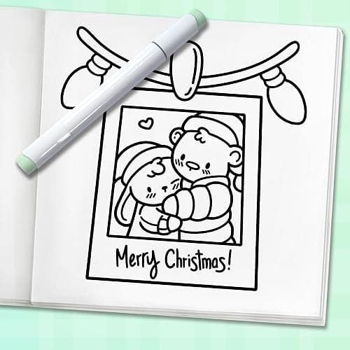 Christmas: Bold and Easy Coloring Book for Adults, Teens, and Seniors with Simple and Relaxing Holiday Designs (Bold and Easy Coloring Books) thumbnail 8
