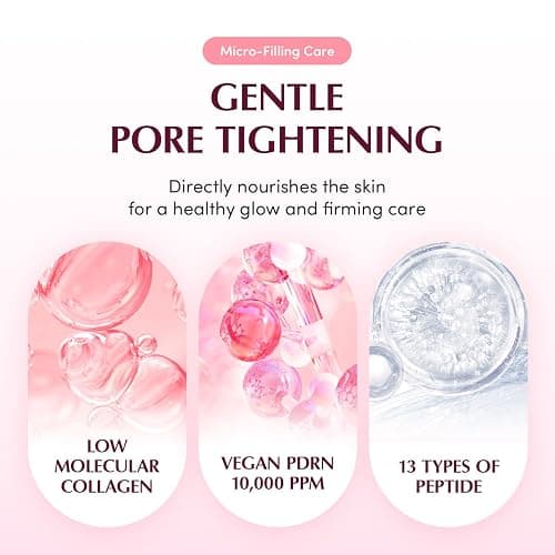 EQQUALBERRY Collagen Pore-Tight Up Mask - PDRN & Low Molecular Collagen for Pore Minimizing and Firming | Korean Collagen Face Mask for Glass Skin, 4 Sheets, 1.01 OZ. thumbnail 6