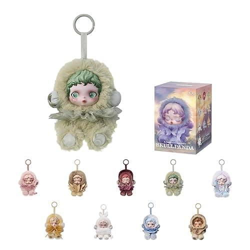POP MART SKULLPANDA L’impressionnisme Series Plush Doll Blind Box Figures, Random Design Action Figures Collectible Toys Home Decorations, Holiday Birthday Gifts for Girls and Boys, Single Box - Image 1