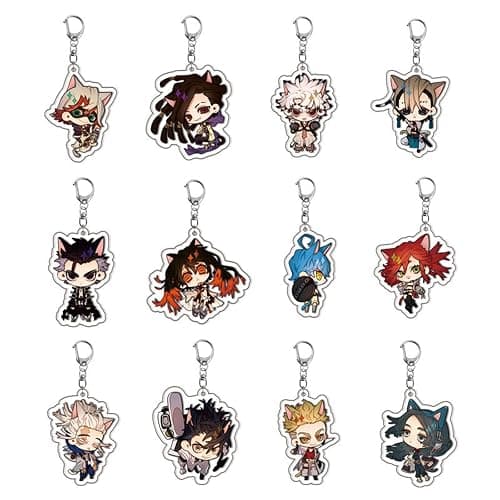 GO2COSY Set of 12 Anime Gachiakuta Acrylic Keychain Rudo Surebrec Pendant Key Chain - Image 1