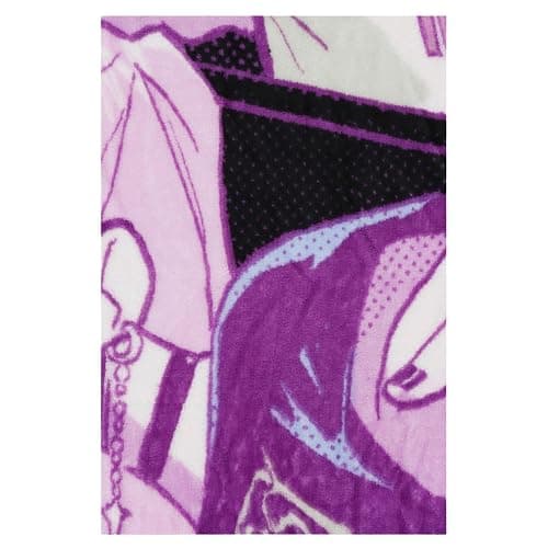 HUNTRX Kpop Demon Hunters Super Soft Fleece Throw Blanket, Purple and Black, 46x60 Inch thumbnail 7