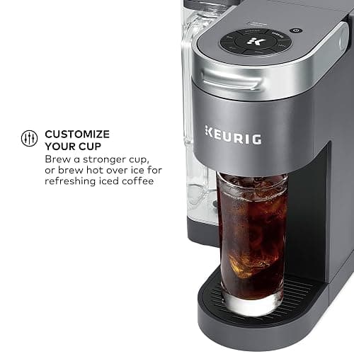Keurig K-Supreme Single Serve K-Cup Pod Coffee Maker, MultiStream Technology, 4 Brew Sizes, 66oz Dual-Position Removable Reservoir, Gray thumbnail 7