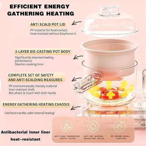 Cicicooie Mini Cooking Sets Real Kitchen for Food Making, Junior Easy Montessori Educational (Pink) thumbnail 6