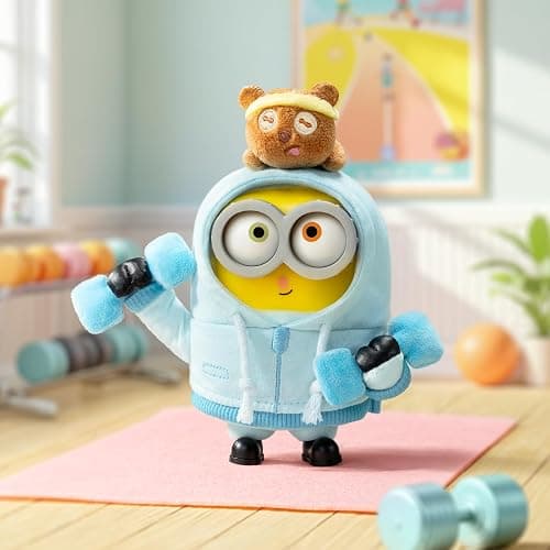 52TOYS Minions Bob & Tim – Best Buddies Forever Series Vinyl Plush Keychain Collectible Toy- 1PC Action Figures with Soft Touch, Movable Joints, Perfect for Home Decor & Gifts thumbnail 7