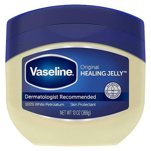Vaseline Original Petroleum Healing Jelly For Dry Cracked Skin 13oz 1ct | Moisturizing skin protectant for minor cuts, burns and eczema; fragrance-free, hypoallergenic and dermatologist recommended - Image 1