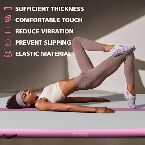 BPB Inflatable Gymnastics Mat. 10ft Air Tumble Track for Home Use/Training/Gymnastics/Cheerleading/Yoga/Pilates/Martial Arts/Gym/Beach/Cheerleading/Water Fun thumbnail 4