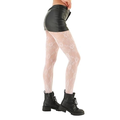 EVERSWE High Waist Fishnet Tights, Thigh High Suspender Stockings thumbnail 3