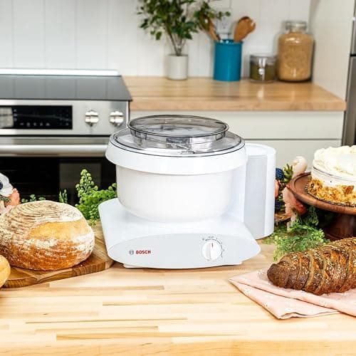 Bosch Universal Plus Stand Mixer 500 Watt, 6.5 Quarts with Wire Whips, Dough Hook & NutriMill Dough Hook Extender Bundle thumbnail 10