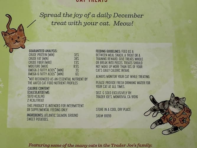 Trader Joe's Advent Calendar for Cats - Salmon and Dried, No Color, Size No Size thumbnail 3