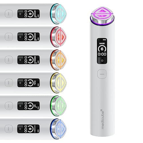 medicube Booster Pro X2™ Appareil Glow 7-en-1 Blanc | Appareil beauté coréen 7-en-1, Soin Glow 2X, Soin des pores, Définition du teint, Modes Dual & Mask, Éclat, Blanc - Image 1