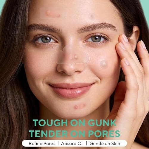 QUSTERE 580 Count Pimple Patches for Face, Large Hydrocolloid Acne Patches Stickers Bandages, Blemishes Zit Breakouts for Cheeks, Forehead, Chin, Nose for Full Face & Body | 7 Sizes | 4 Shapes thumbnail 6
