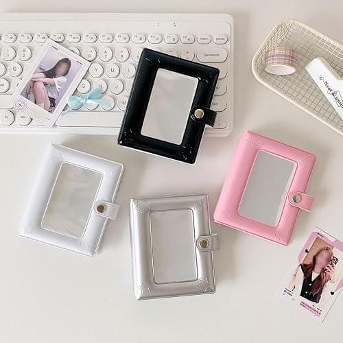 Small Photo Album 2x3 Inch Mini Photocard Binder Kpop Photo Card Holder Collector for Fujifilm Instax Polaroid Mini Camera Film 40 Pockets (Pink) thumbnail 6