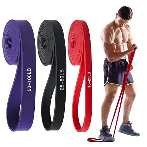 Resistance Band, 100% Latex Widerstandsband, Einzelpackung Gymnastikband, Widerstandsband Krafttraining Fitnessband Gummiband Sport für Muskelaufbau, Yoga, Pilates, Krafttraining - Image 1