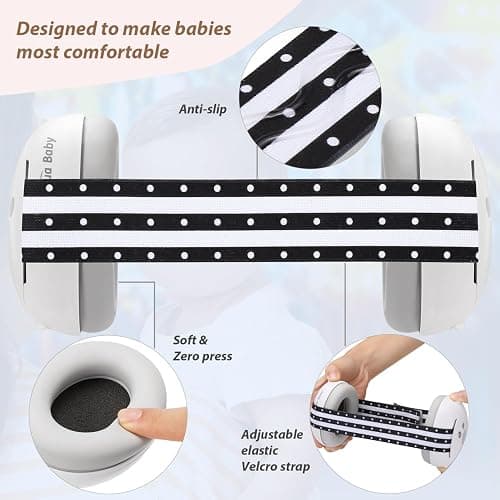 Baby Ear Protection, Noise Cancelling Headphones for Babies and Toddlers Up to 36 Months thumbnail 7
