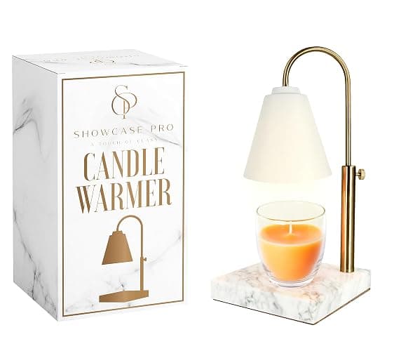 Candle Warmer Lamp with Adjustable Height & Dimmable Function, Scented Wax Melter, Birthday, Mother’s Day, Housewarming Gifts, Spring & Easter Decorations for Home, Bedroom, Living Room, Office, White - Image 1