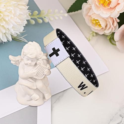 Meajjew Daily Bible Verse Bracelet, Christian Bracelet for Women Men, Christian Jesus Jewelry Gifts Wristband thumbnail 5
