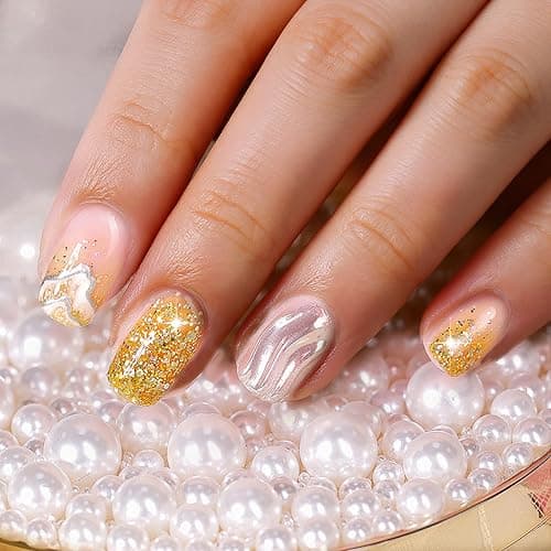 Zeeorymn 100g Argent paillettes poudre - Main DIY visage paillettes poudre pour manucure, visage, carte, artisanat, carte de voeux (Argent) thumbnail 6