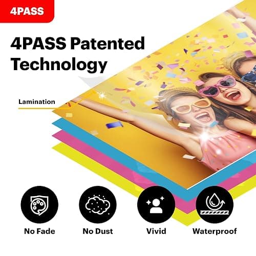 KODAK Mini Shot 2 Retro 2x3” Instant Digital Camera & Photo Printer, 38 Sheets, 2-in-1 Portable Print Camera, Bluetooth Smartphone Printer for iOS & Android, 4PASS Dye Sublimation, White thumbnail 4