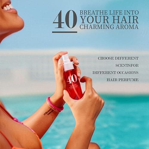 40ml*4pcs Damen Parfüm Bodyspray Set,langanhaltend Parfüm Bodyspray Damen mit fruchtigem Duft,Reisegröße Body Mist für Haar Körper, Feuchtigkeitsspendend Fruchtiges Body Mist,Befeuchtet die Haut thumbnail 5
