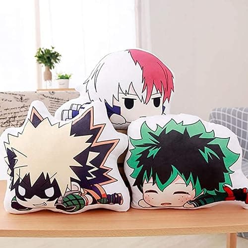 QAHEART Ainme Plush Doll Pillow Cartoon Izuku Todoroki Pillow Doll Toy Decoration, Super Soft Stuffed Cushion Pillows Toy Brithday New Year Gift thumbnail 2
