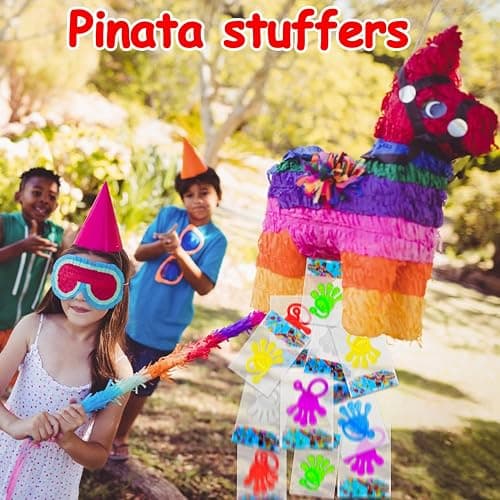 40 Pcs Sticky Hands For Kids Party Favor Goodie Bag Stuffer Stretchy Treasure Box Toy Exchange Classroom Prize Bulk Toy Pinata Filler School Gift Bag Small Favors Slap Hand Christmas Party Supplies thumbnail 2