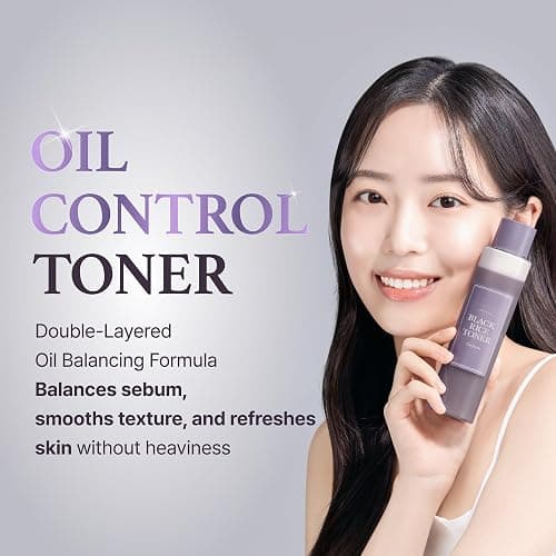 I'm from Black Rice Toner for Oily Skin, Sebum Control Toner, Lightweight, Niacinamide, Panthenol, Fragrance Free, Korean Skin Care, 150ml, 5.07 fl.oz thumbnail 4