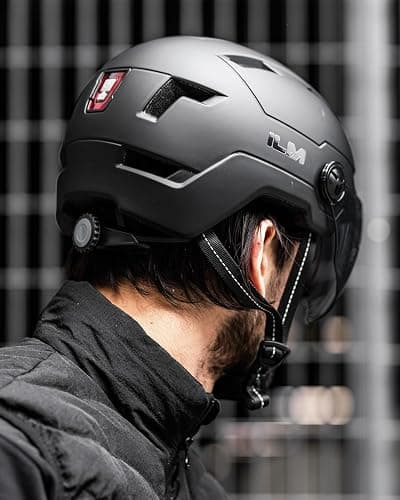 ILM Adult Bike Helmet with LED Front Back Light Bicycle Helmets E3-10L thumbnail 7