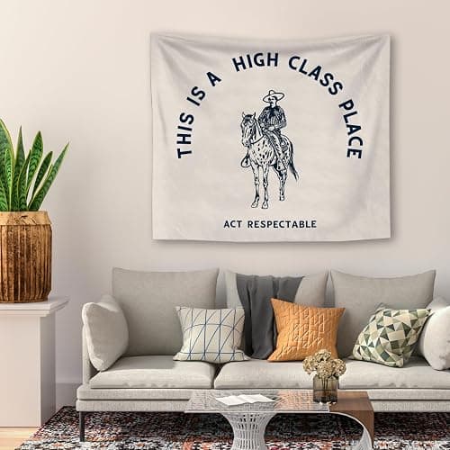 Foritho Cowboy Western Tapestry, Vintage Western Rodeo Cowboy Tapestry Wall Hanging, Funny Country Southwestern Wall Tapestries for Bedroom Living Room Home Office Decor, 50x60 Inch thumbnail 3