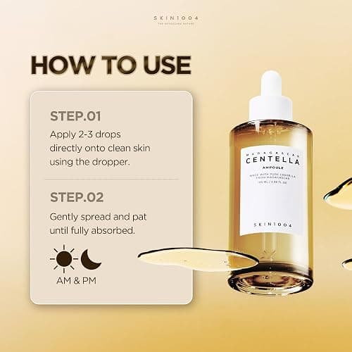SKIN1004 [Hudson's Pick] Madagascar Centella Ampoule, Korean Face Serum with Centella Asiatica for Hydrating & Moisturizing, Soothing Facial Serum for Skin Balance, Korean Skin Care, 3.38 fl.oz, 100ml | Soothing, Hydrating Face Serum with Centella Asiatica for Skin Barrier and Moisturizing Care, Lightweight, Korean Skin Care thumbnail 6