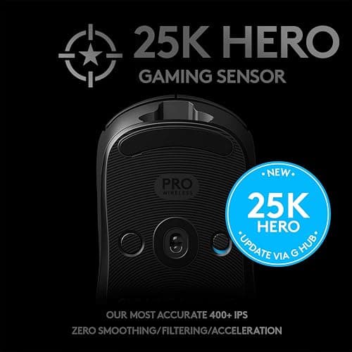 Logitech G Pro Wireless Gaming Mouse with Esports Grade Performance thumbnail 3