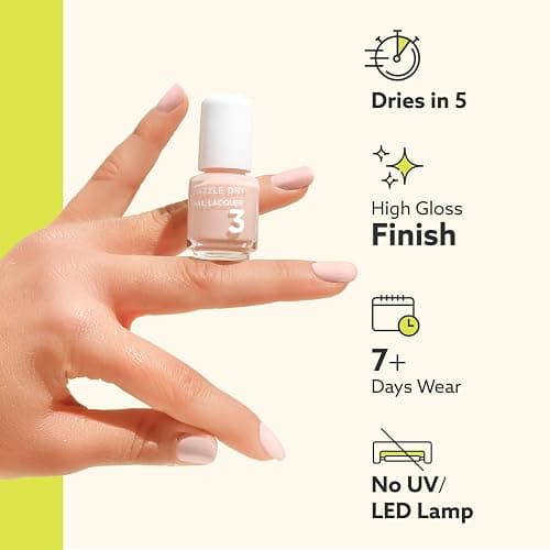 Dazzle Dry Complete Starter Mini Kit | Step 1 - Nail Prep, Step 2 - Base Coat, Step 4 - Top Coat, Transform - Ridge Filler & Revive - Polish & Top Coat Thinner. thumbnail 6
