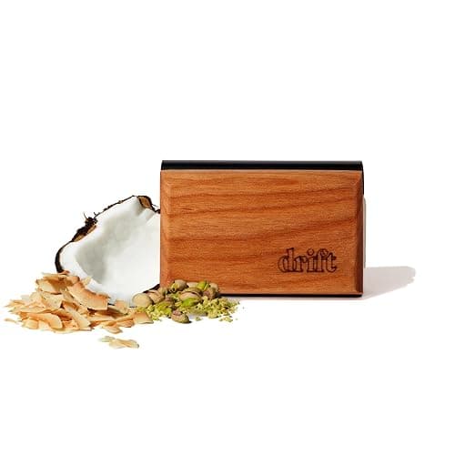 Drift Car Air Freshener - The Original Wood Air Freshener - Car Odor Eliminator - Long Lasting Scent - Auto Accessories - Metal Clip - Essential Oils - Coconut & Pistachio Starter Kit - Image 1