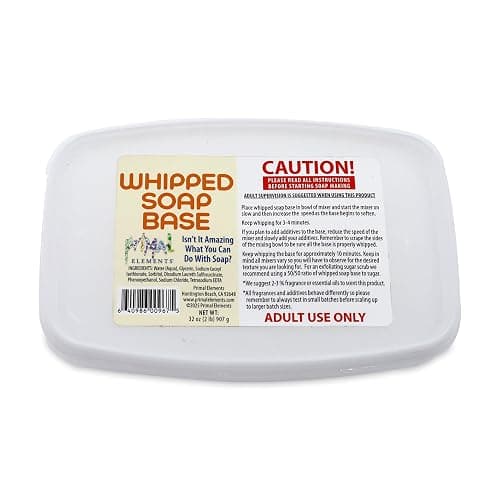 Primal Elements Whipped Soap Base - Moisturizing Glycerin SoapBase for Crafting and Soft Soap Making - 2 Pound - Image 1