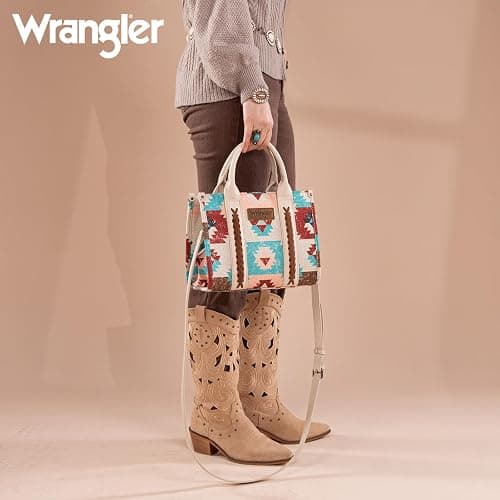 Montana West Wrangler Boho Tote Bag Aztec Top Handle Handbags and Purses thumbnail 2
