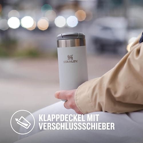 Stanley Aerolight Transit Thermobecher 0.35L - Hält 4 Stunden Heiß - Spülmaschinenfest - Kaffeebecher To Go Auslaufsicher - Kompatibel Mit Gängigen Pkw-Getränkehalterungen - Thermosflasche - Rose - 0.35L - Rose Quartz thumbnail 7