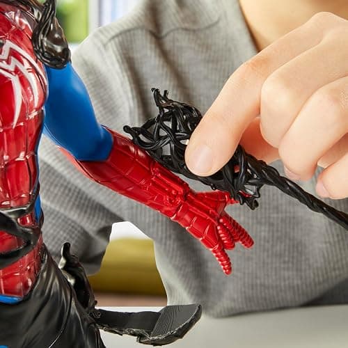 Marvel Spider-Man VenomVersus Spider-Man Liquid Shifter Action Figure with Accessories, 11-Inch-Scale (27 cm) Super Hero Toys for Kids Ages 4 and Up thumbnail 5