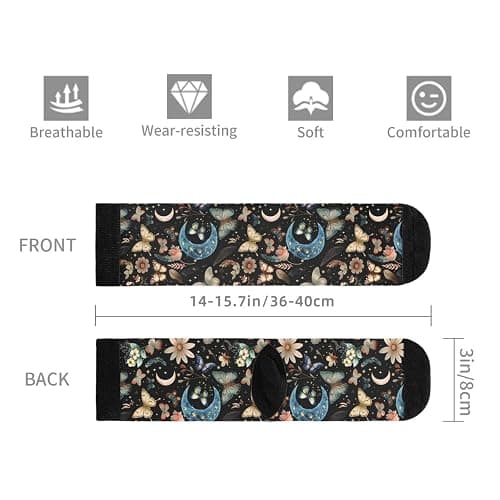 CVFGHJOKC Novelty Socks Casual Crew Mid Calf Dress Socks For Women Men thumbnail 6