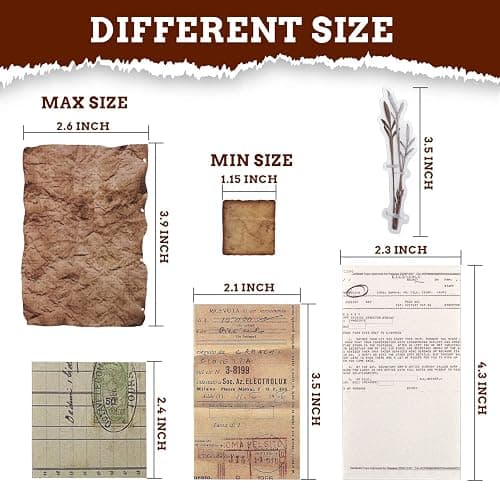 445 PCS Vintage Scrapbook Paper Journaling Scrapbooking Supplies Kit Aesthetic Decorative Craft Paper include 40 Sheet Flowers Stickers for Planner, Bullet Journaling, Junk Journal, Retro Crafts thumbnail 3