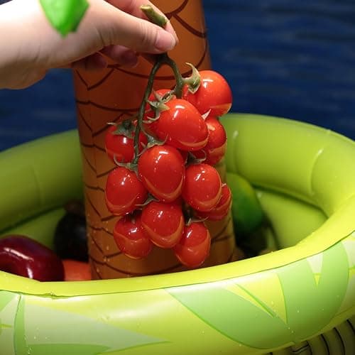 FUTUREPLUSX Inflatable Palm Tree Cooler, 25" Inflatable Drink Holder for Summer Pool Blow Up Palm Tree Cooler for Luau Hawaiian Tropical Party Decorations, Outdoor Beach Party Supplies thumbnail 7